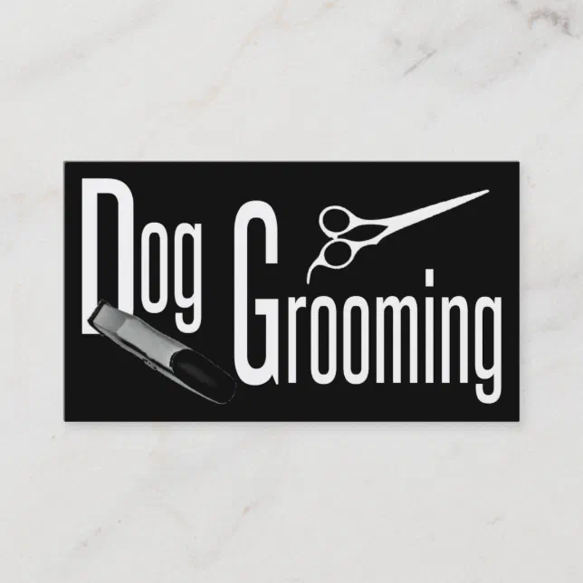 Dog Grooming Business Card Zazzle