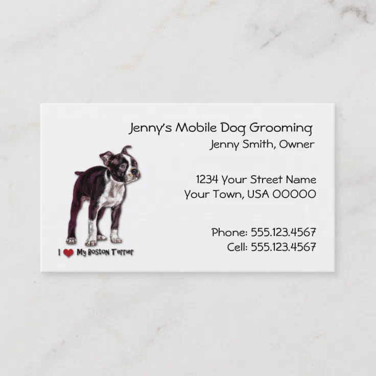 Dog Grooming Business Card Zazzle