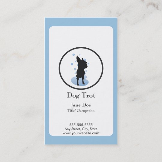 Dog grooming Salon Business Card