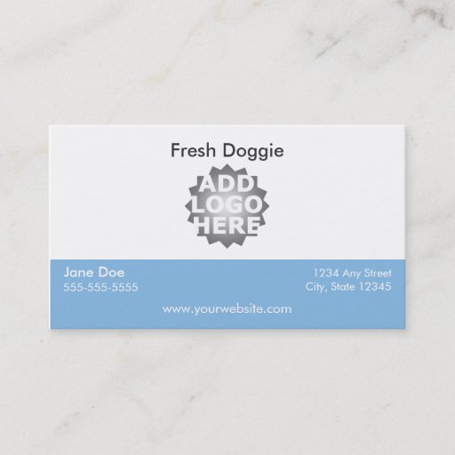 Customizable Dog Grooming Business Card Loyalty Card