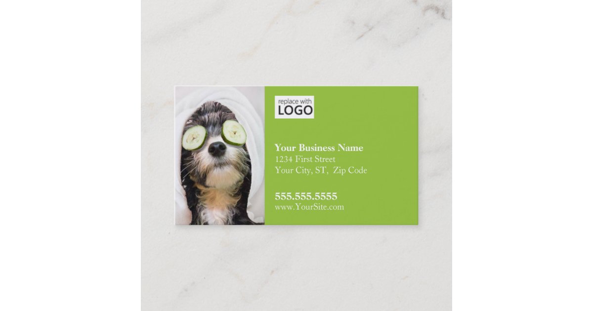 Dog Grooming Business CardSpa2 Business Card Zazzle