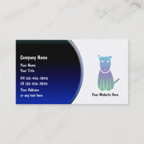 Dog Grooming Business Cards