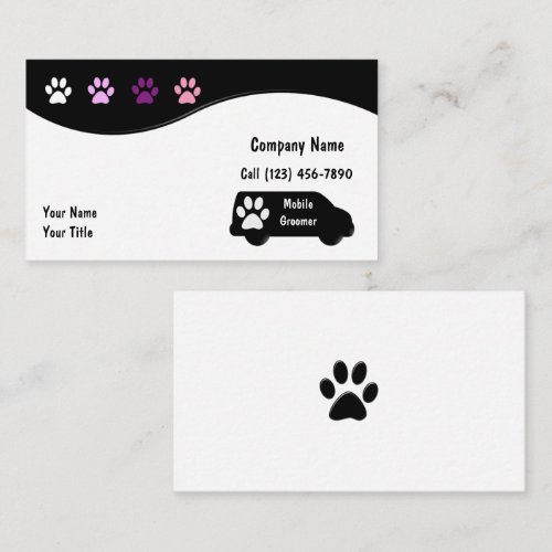 Dog Grooming Business Cards