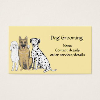 Dog Grooming Business Office Products Supplies Zazzle Dog Grooming Business Cards