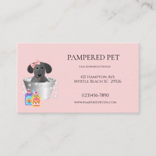 Dog Grooming Business Cards