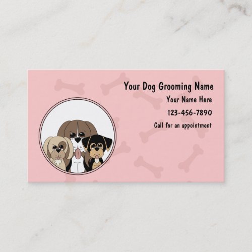 Dog Grooming Business Cards