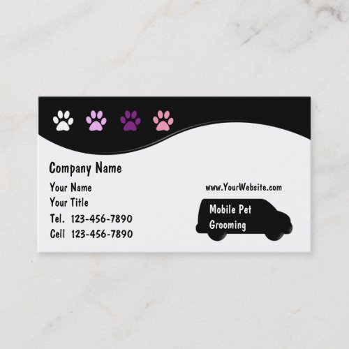Dog Grooming Business Cards