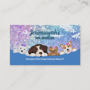 Dog Grooming Business Cards