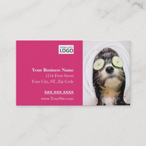 Dog Grooming Business Cards _ Spa Design