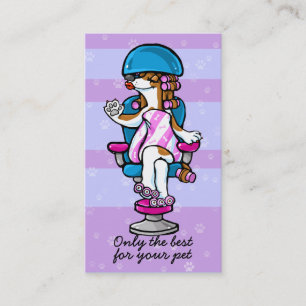 Dog Grooming Business Salon Groomer Marketing Business Card