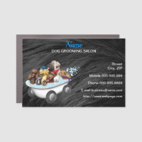 Dog grooming Car Magnet