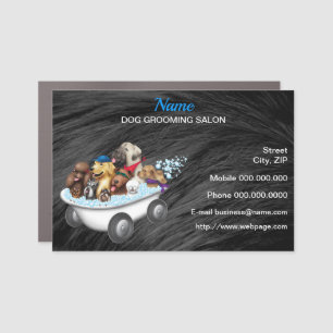 Dog grooming Car Magnet
