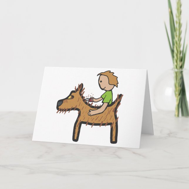 Dog Grooming Card (Front)