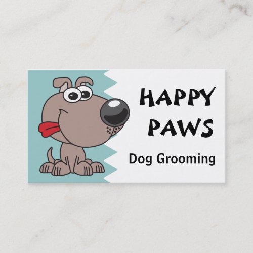 Dog Grooming Clipping or Walking Business Card