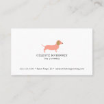 Dog Grooming Dachshund Business Card at Zazzle