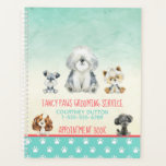 Dog Grooming Dog Spa Appointment book Planner<br><div class="desc">Must Love Dogs Collection
Dog Grooming service appointment book
featuring the curtest little pups
Personalize to your needs</div>