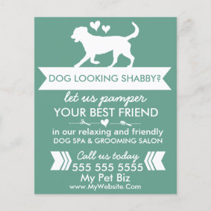 Dog Grooming Flyer - Personalizable