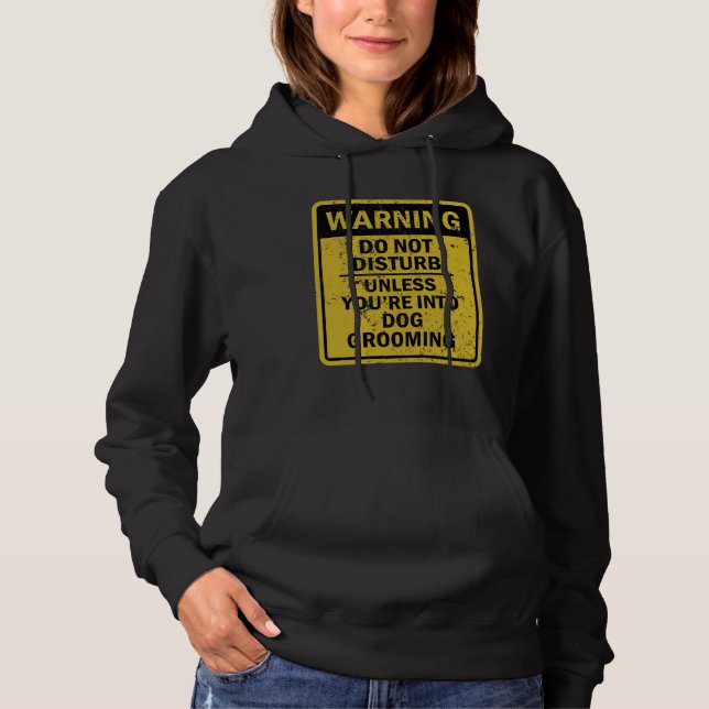 Dog Grooming Joke Meme For Men Women Hoodie (Front)