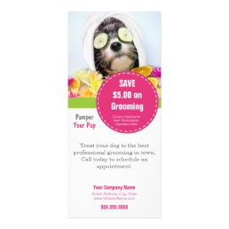 Dog Grooming Rack Card- Make it into anything Rack Card