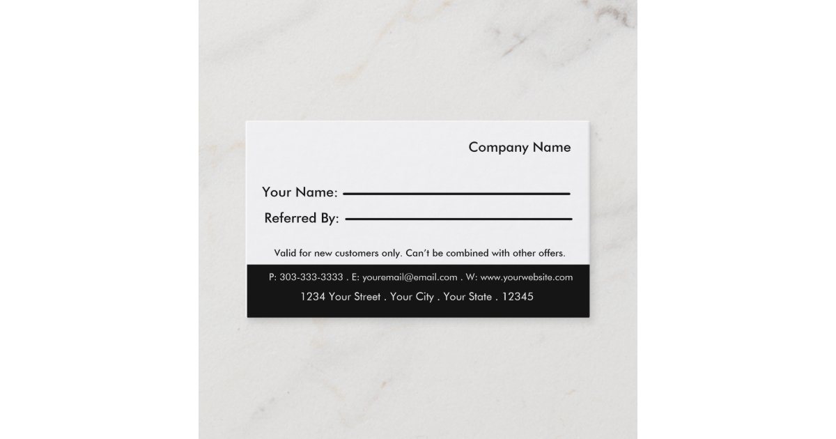 Dog Grooming Referral Business Card Zazzle