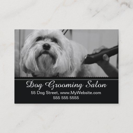 Dog Grooming Referral Card Personalizable Zazzle