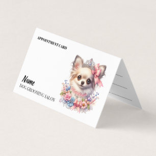 Dog grooming salon Appointment Business Card
