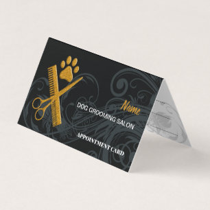 Dog grooming salon Appointment Business Card