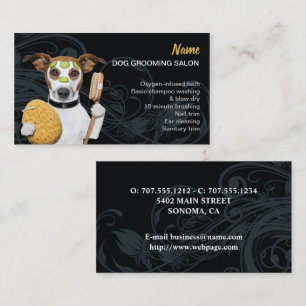 Dog grooming Salon Business Card