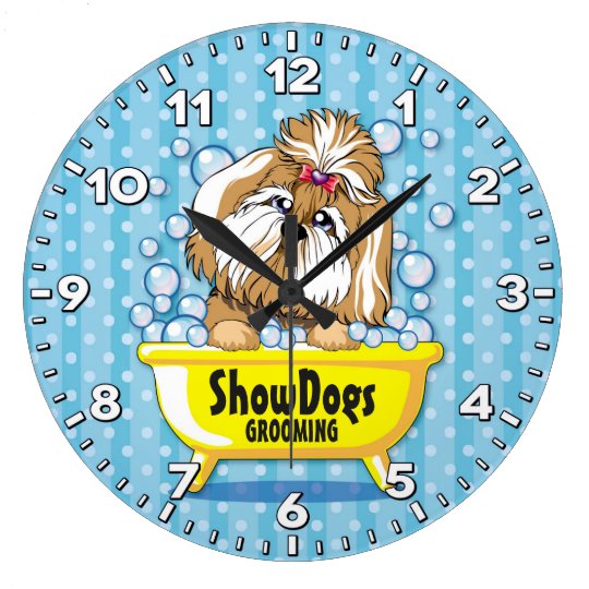 Dog Grooming SalonPet GroomerPersonalized Clock
