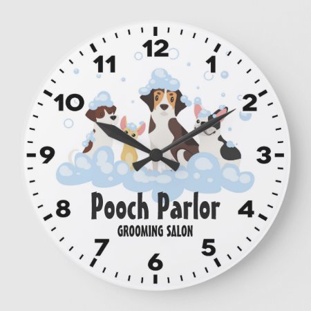 Dog Grooming Salon-pet Groomer-personalized Clock