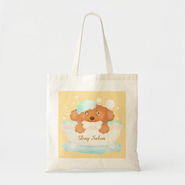 Dog Grooming Salon Tote Bag (Front)