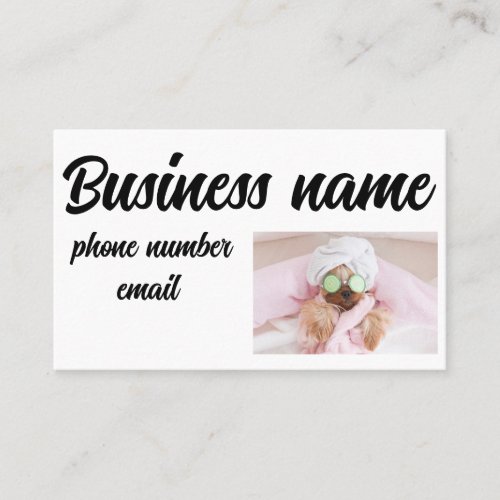 Dog grooming Spa Business Card