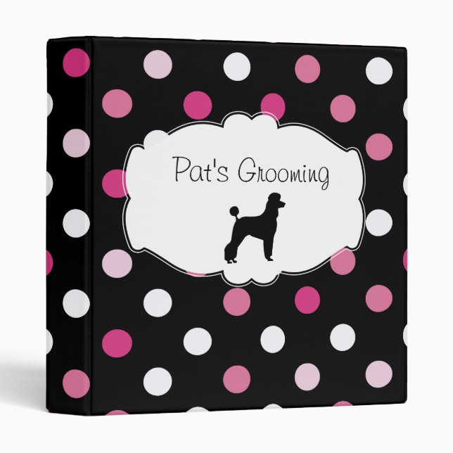 Dog Grooming Style Binder (Front/Spine)
