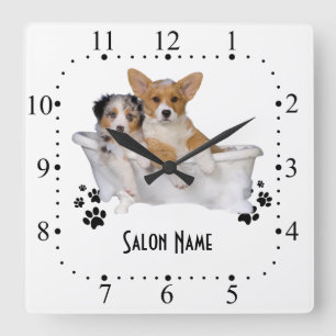 Dog grooming  Wall Clock