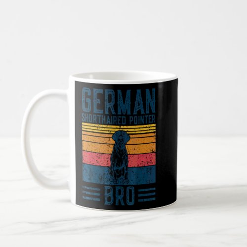 Dog Gsp Bro  Vintage German Shorthaired Bro  Coffee Mug