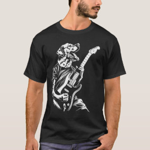 Dog Guitarist Guitar - Labrador Retriever Dad Mom T-Shirt