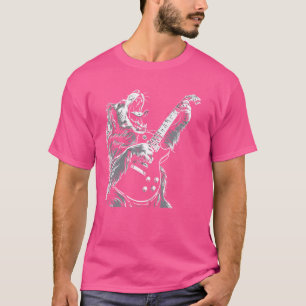 Dog Guitarist Guitar - Leonberger Dad Mom T-Shirt