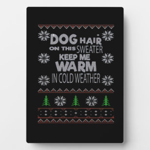 Dog Hair Christmas Sweater Essential T-Shirt Plaque