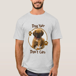 Dog Hair Don't Care Personalized T-Shirt