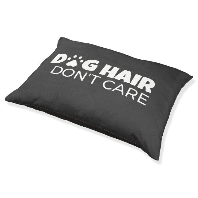 Dog Hair Don't Care Pet Bed (Angled)