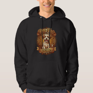 Dog Hair Is Glitter Fluffy Gold Ribbon_1 Hoodie
