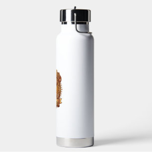 Dog Hair Is Glitter Fluffy Gold Ribbon_1 Water Bottle