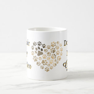 Dog Hair Is My Glitter Heart Paws Coffee Mug