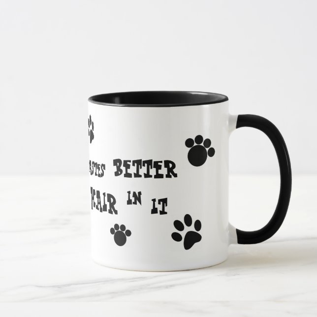 dog hair mug! mug (Right)