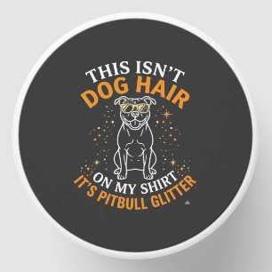 Dog Hair Pitbull Glitter Wearing Sunglasses Stars Mini Candle Favors