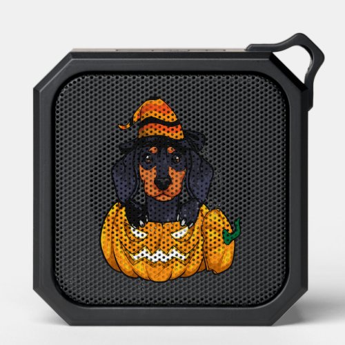 Dog Halloween Australian Shepherd Jack O Lantern P Bluetooth Speaker