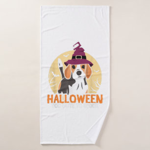 Dog Halloween Bath Towel