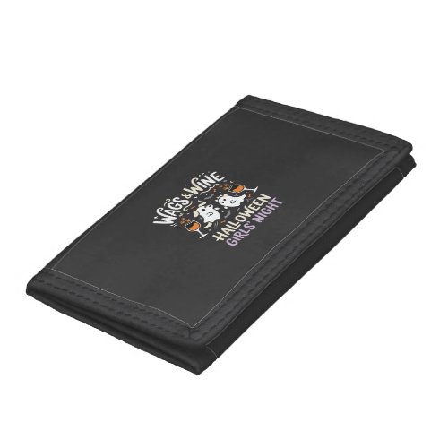 Dog Halloween Boo Crew Trifold Wallet