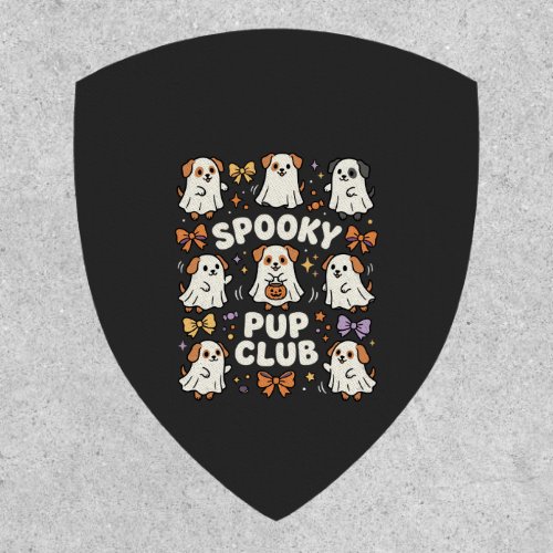Dog Halloween Bow Party Patch