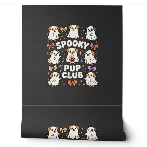 Dog Halloween Bow Party Wallpaper